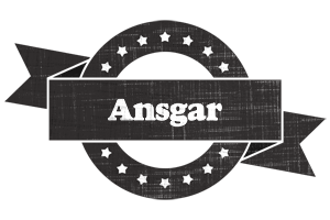 Ansgar grunge logo