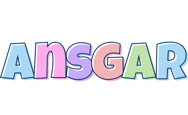 Ansgar pastel logo
