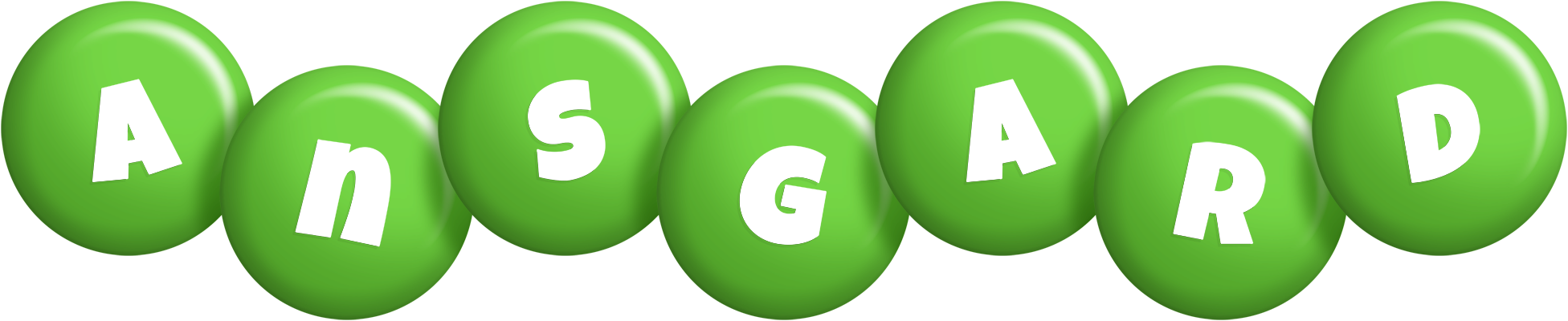 Ansgard candy-green logo