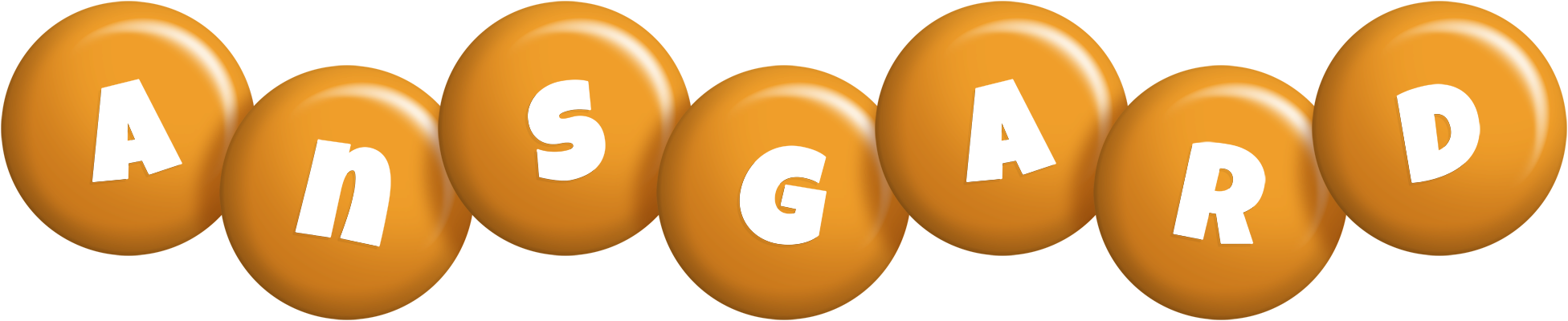Ansgard candy-orange logo