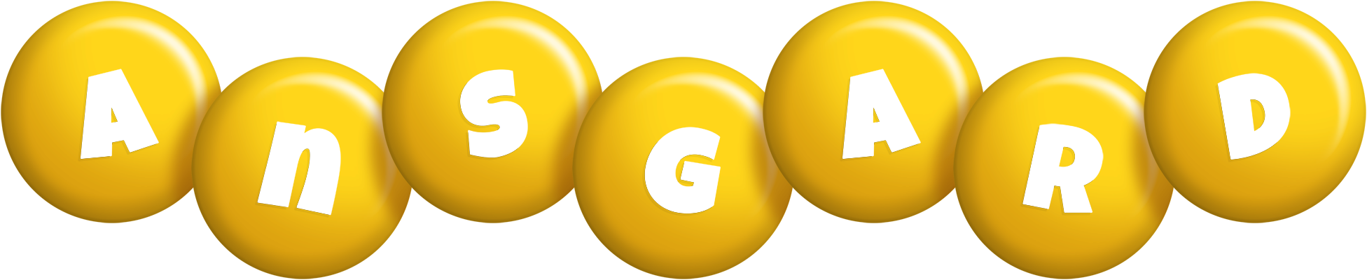 Ansgard candy-yellow logo