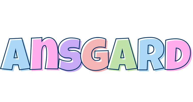 Ansgard pastel logo