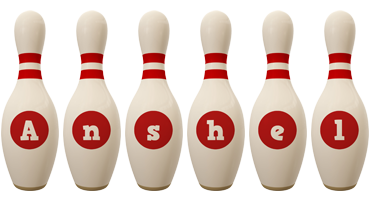 Anshel bowling-pin logo