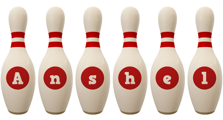 Anshel bowling-pin logo