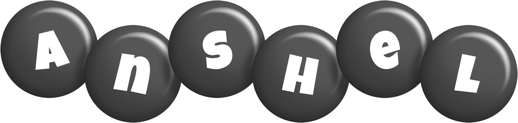 Anshel candy-black logo
