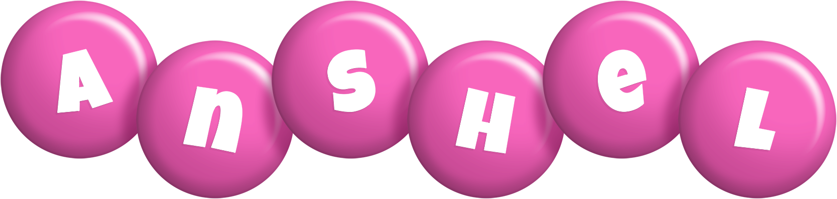 Anshel candy-pink logo