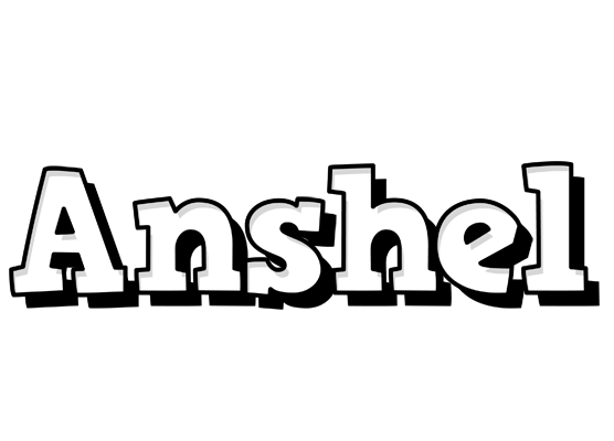 Anshel snowing logo
