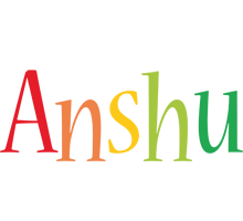 Anshu birthday logo