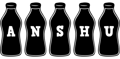 Anshu bottle logo