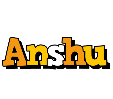 Anshu cartoon logo