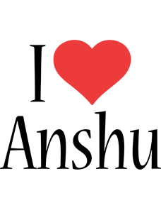 Anshu i-love logo
