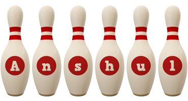 Anshul bowling-pin logo