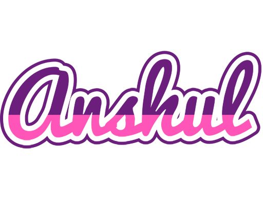 Anshul cheerful logo