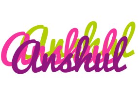 Anshul flowers logo
