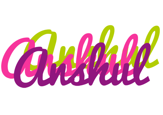 Anshul flowers logo