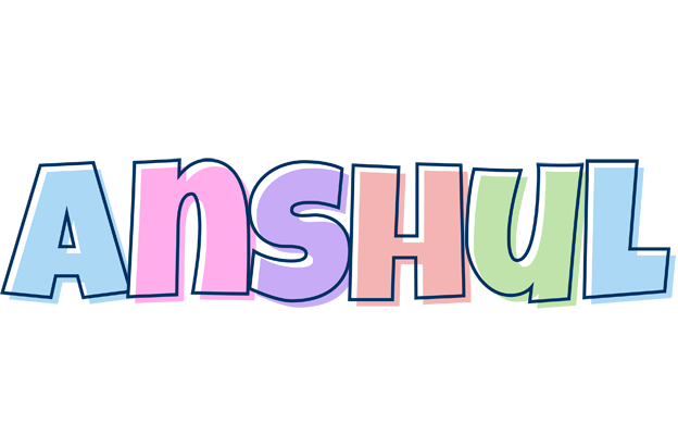Anshul pastel logo