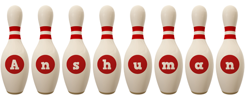 Anshuman bowling-pin logo