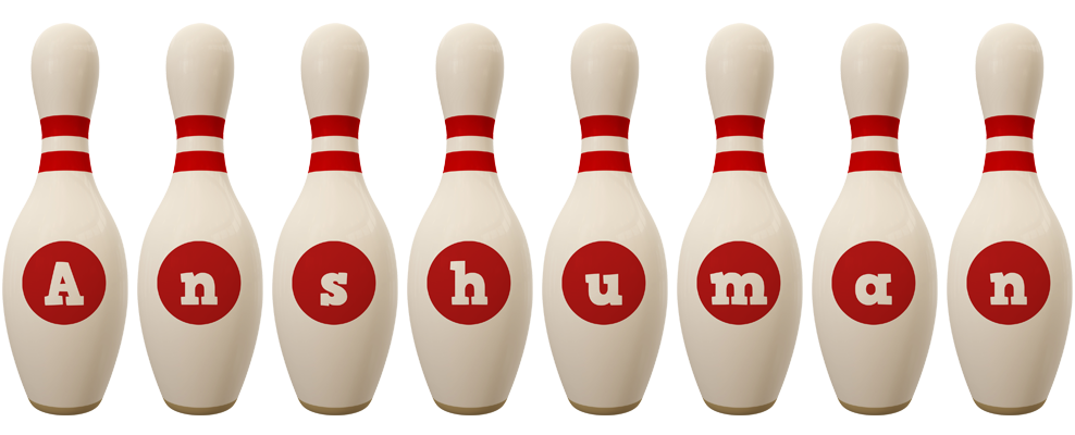 Anshuman bowling-pin logo