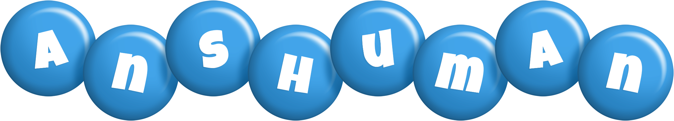 Anshuman candy-blue logo
