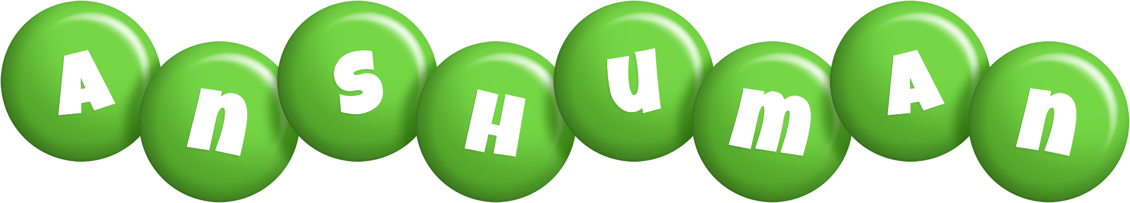 Anshuman candy-green logo