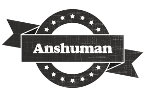 Anshuman grunge logo