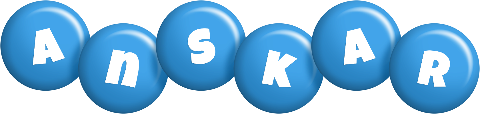 Anskar candy-blue logo