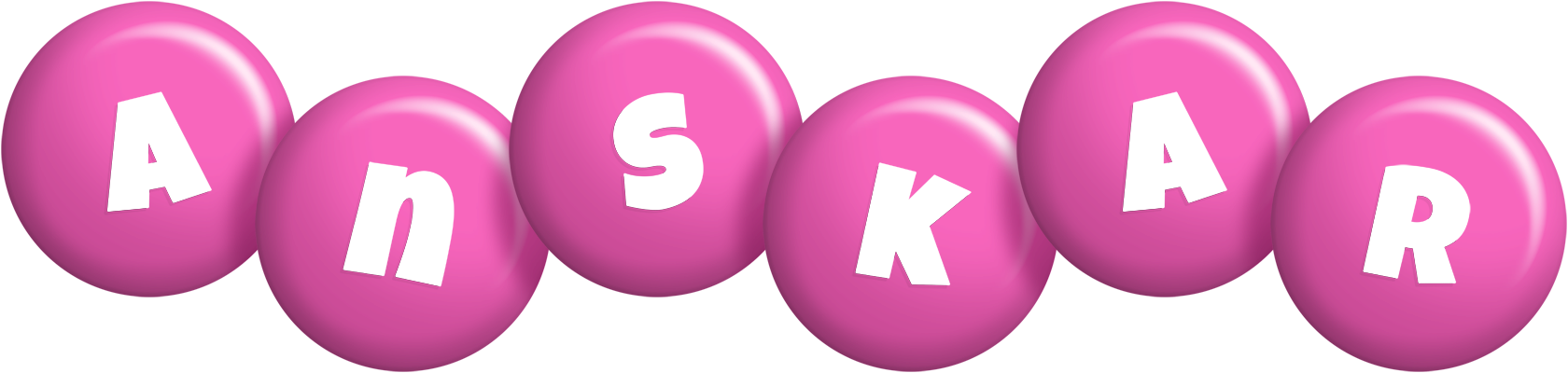 Anskar candy-pink logo