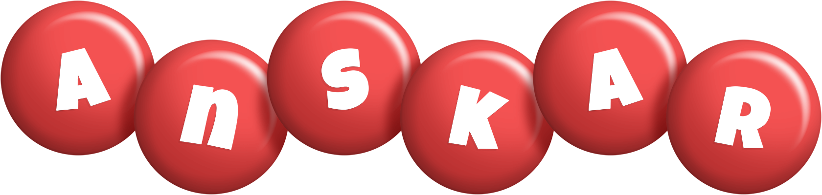 Anskar candy-red logo
