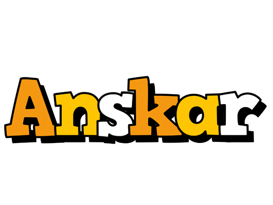 Anskar cartoon logo