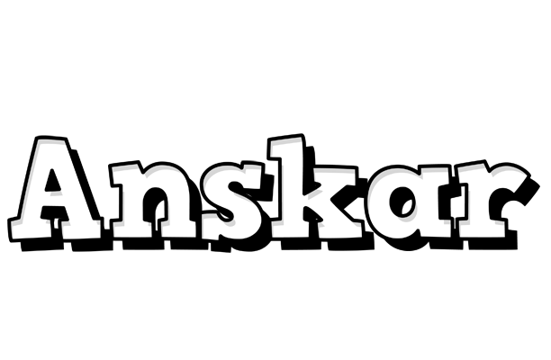 Anskar snowing logo