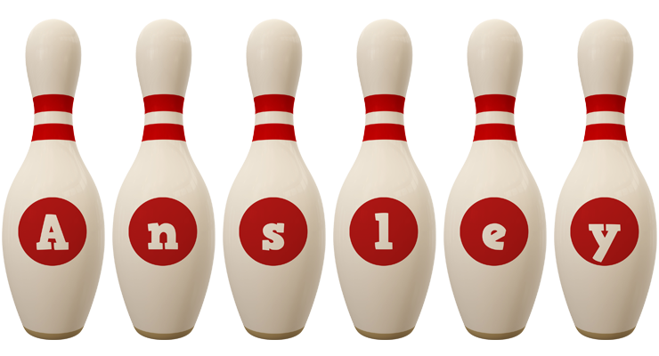 Ansley bowling-pin logo