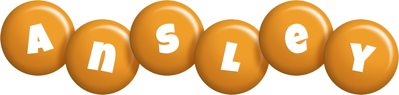 Ansley candy-orange logo