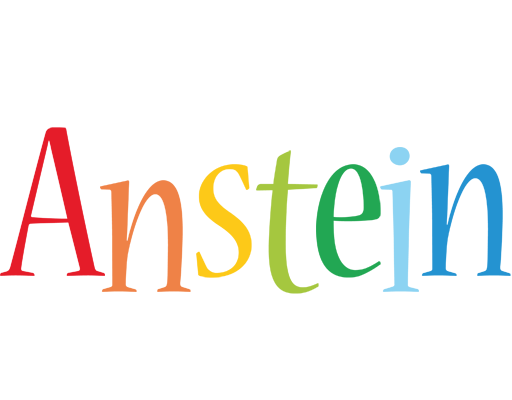 Anstein birthday logo