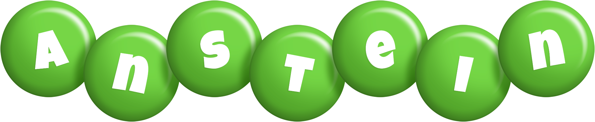 Anstein candy-green logo