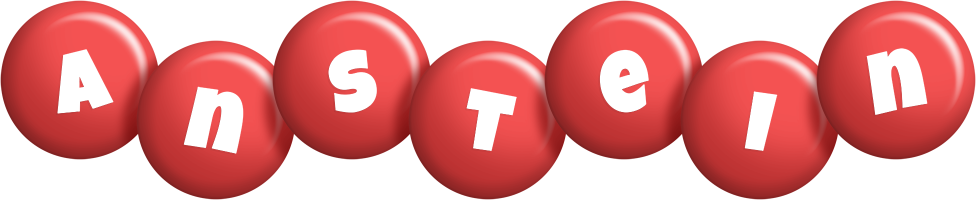 Anstein candy-red logo