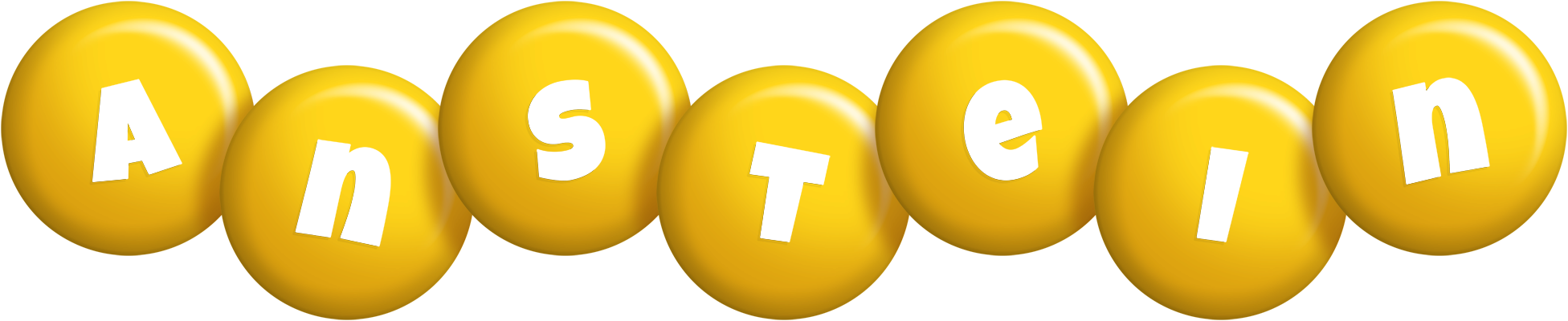 Anstein candy-yellow logo
