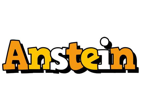 Anstein cartoon logo