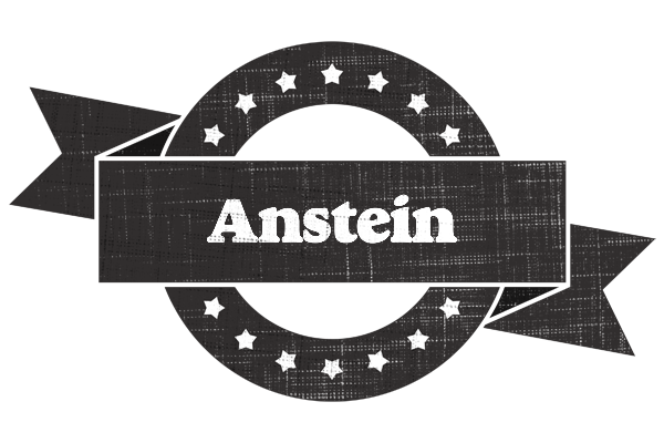 Anstein grunge logo