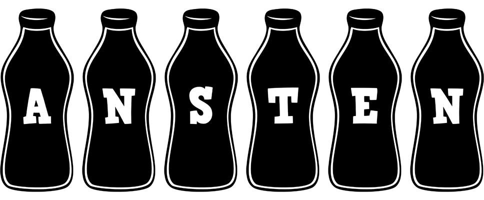 Ansten bottle logo