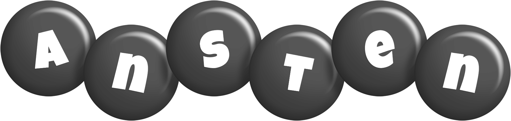 Ansten candy-black logo