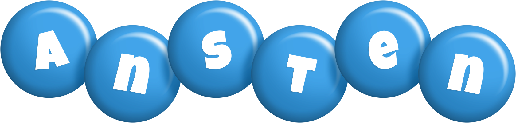 Ansten candy-blue logo