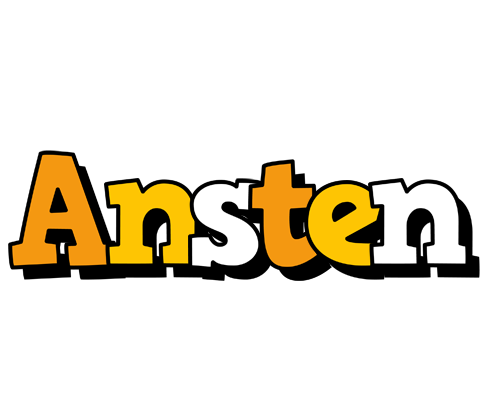 Ansten cartoon logo