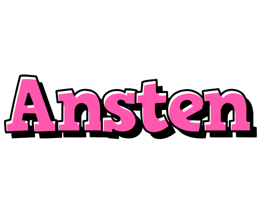 Ansten girlish logo