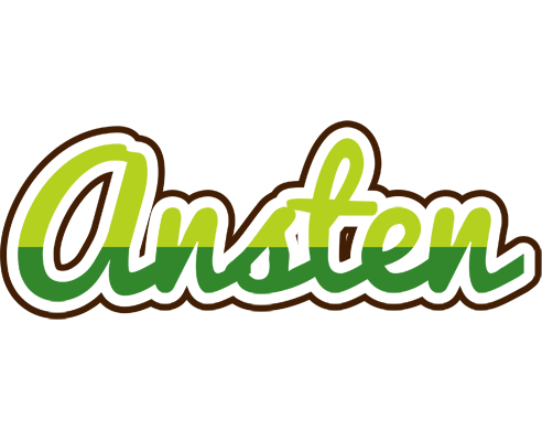 Ansten golfing logo
