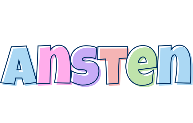 Ansten pastel logo