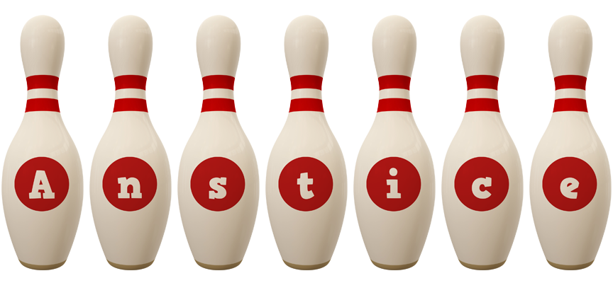 Anstice bowling-pin logo