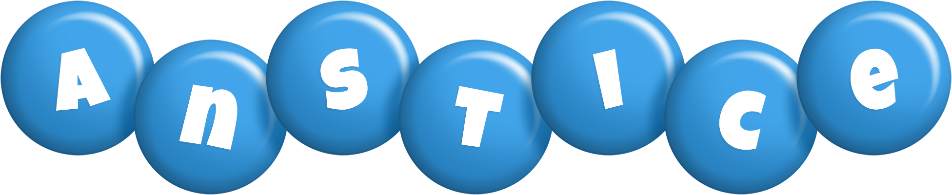 Anstice candy-blue logo