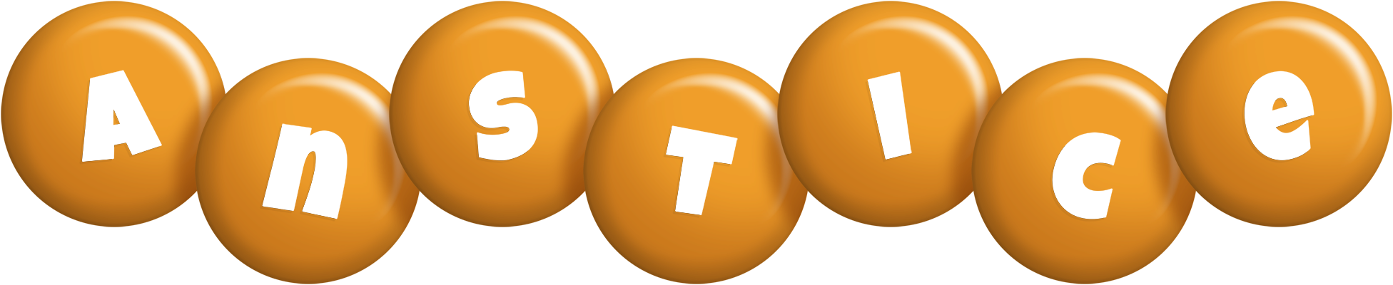 Anstice candy-orange logo