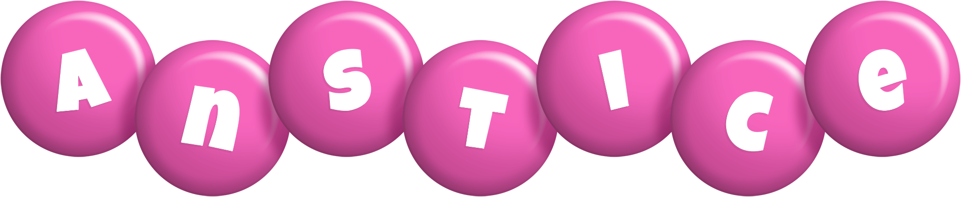 Anstice candy-pink logo