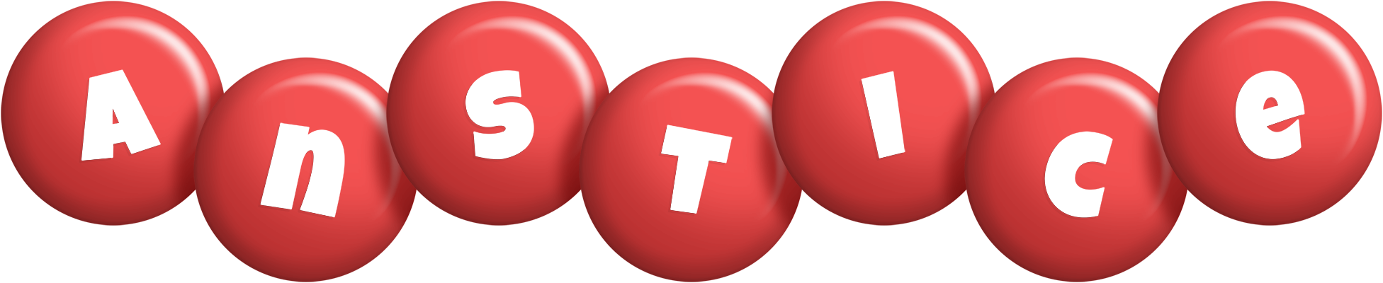 Anstice candy-red logo